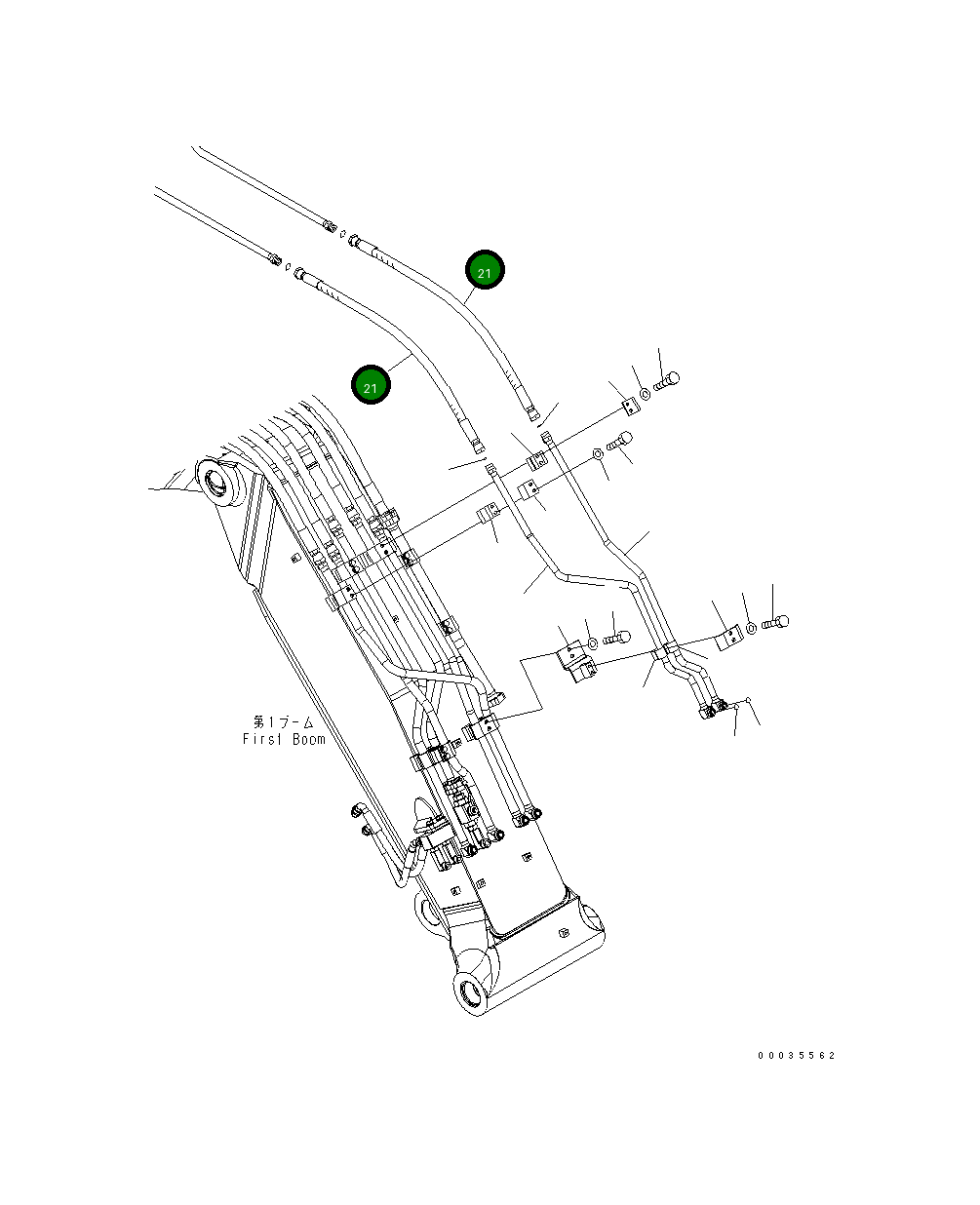 Шланг 02777-00510 Komatsu
