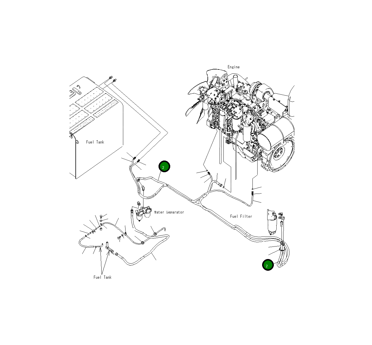 Шланг 02763-00516 Komatsu