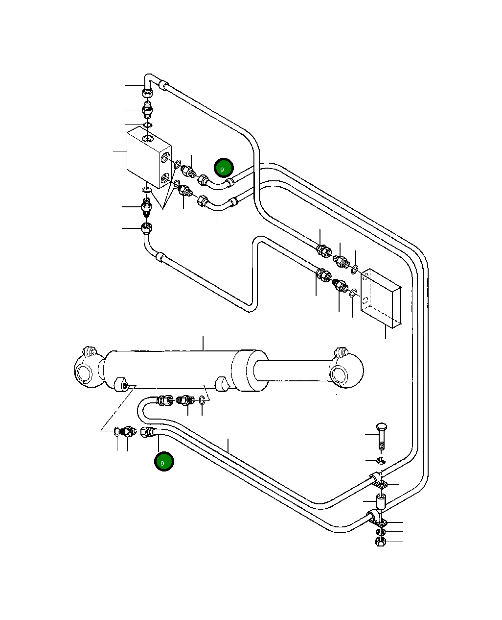 Шланг 1431 403 H1 Komatsu