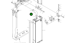 Шланг 154-03-75870 Komatsu