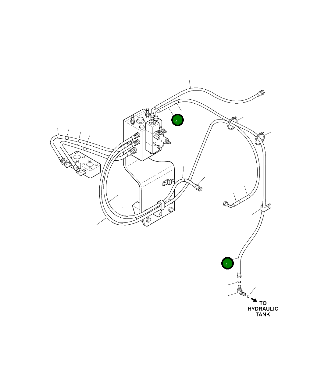 Шланг 02761-00224 Komatsu