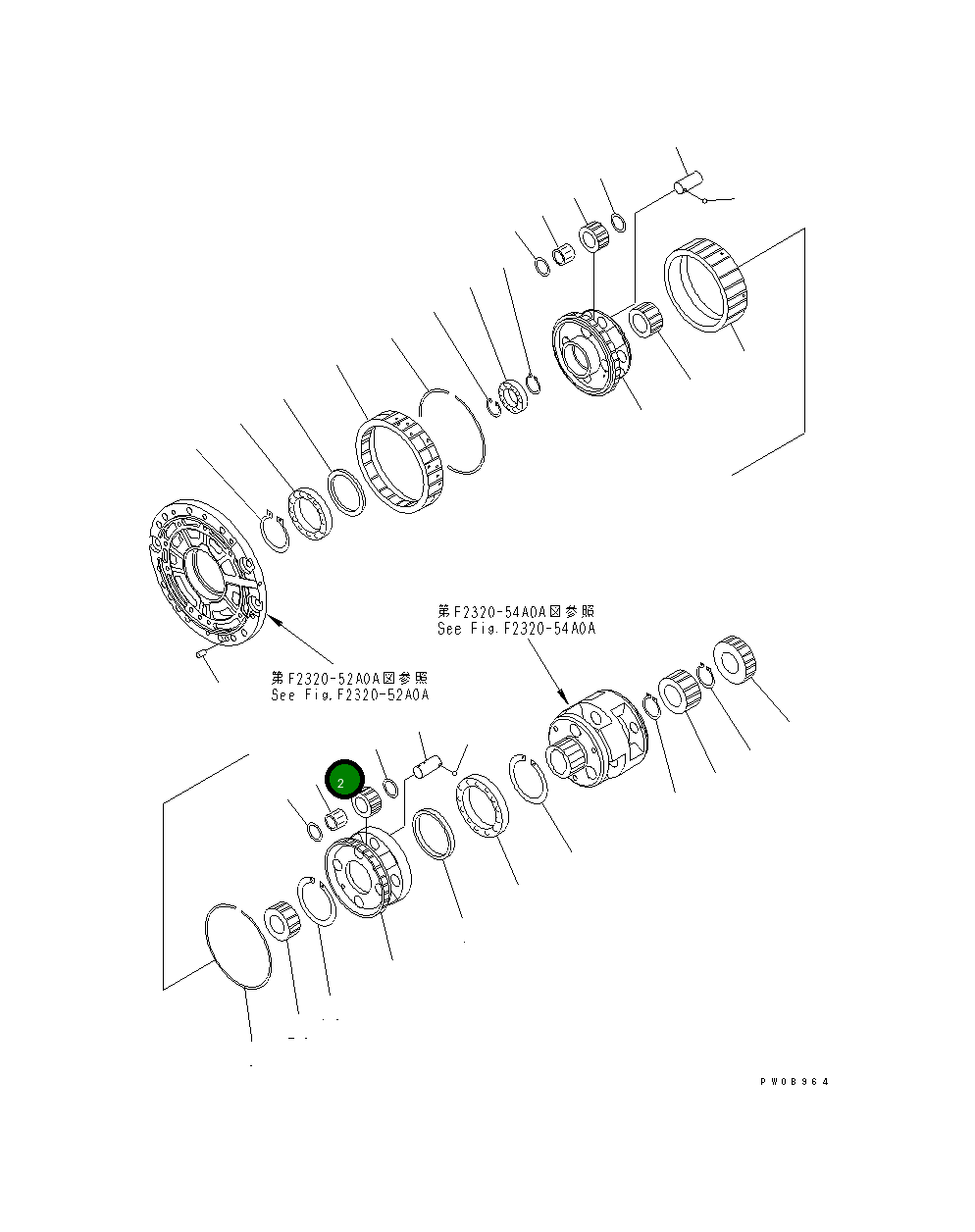 Шестерня 14X-15-22420 Komatsu