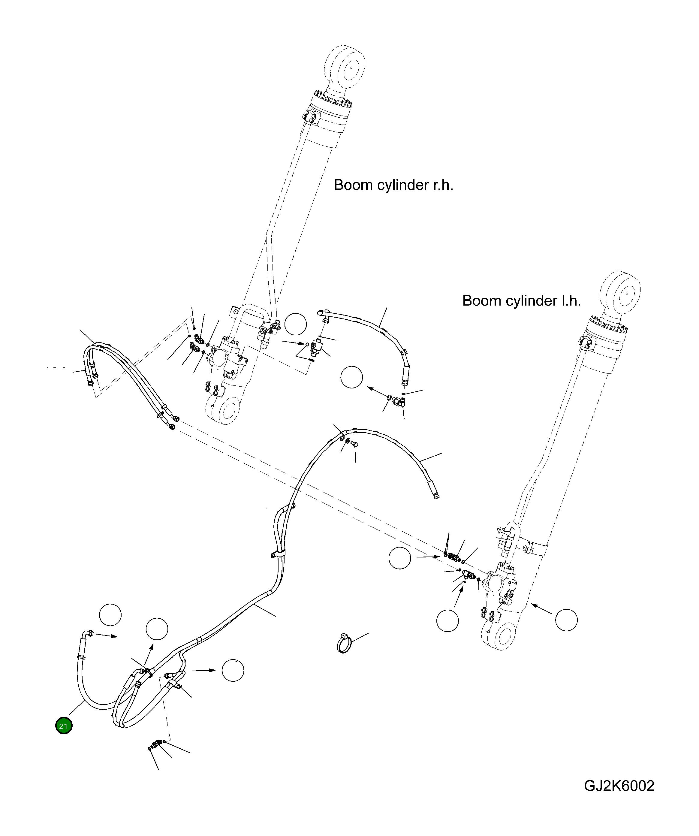 Шланг 20G-62-33990 Komatsu