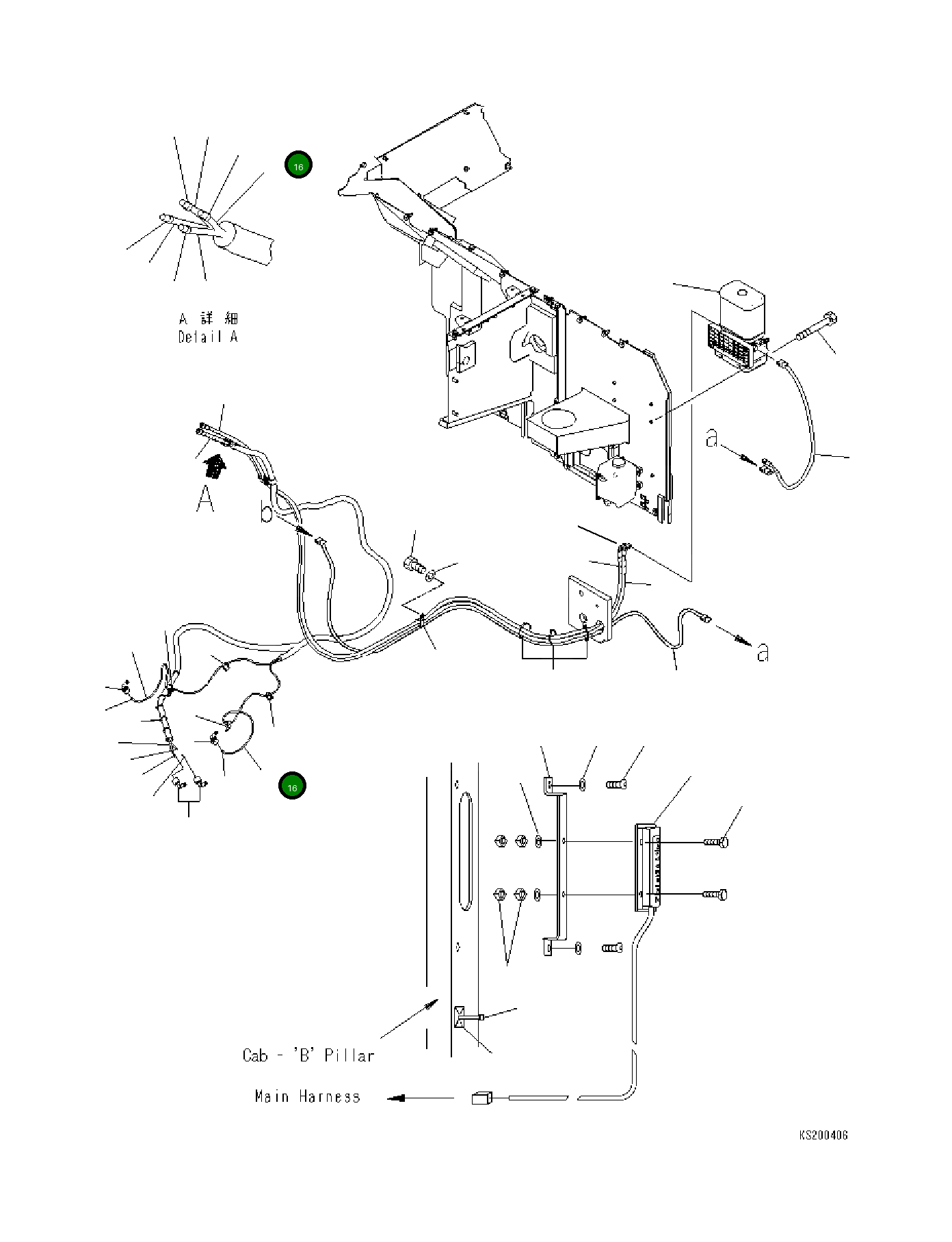 Шланг 20Y-62-K8880 Komatsu