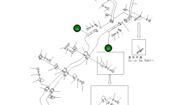Шланг 07125-01028 Komatsu