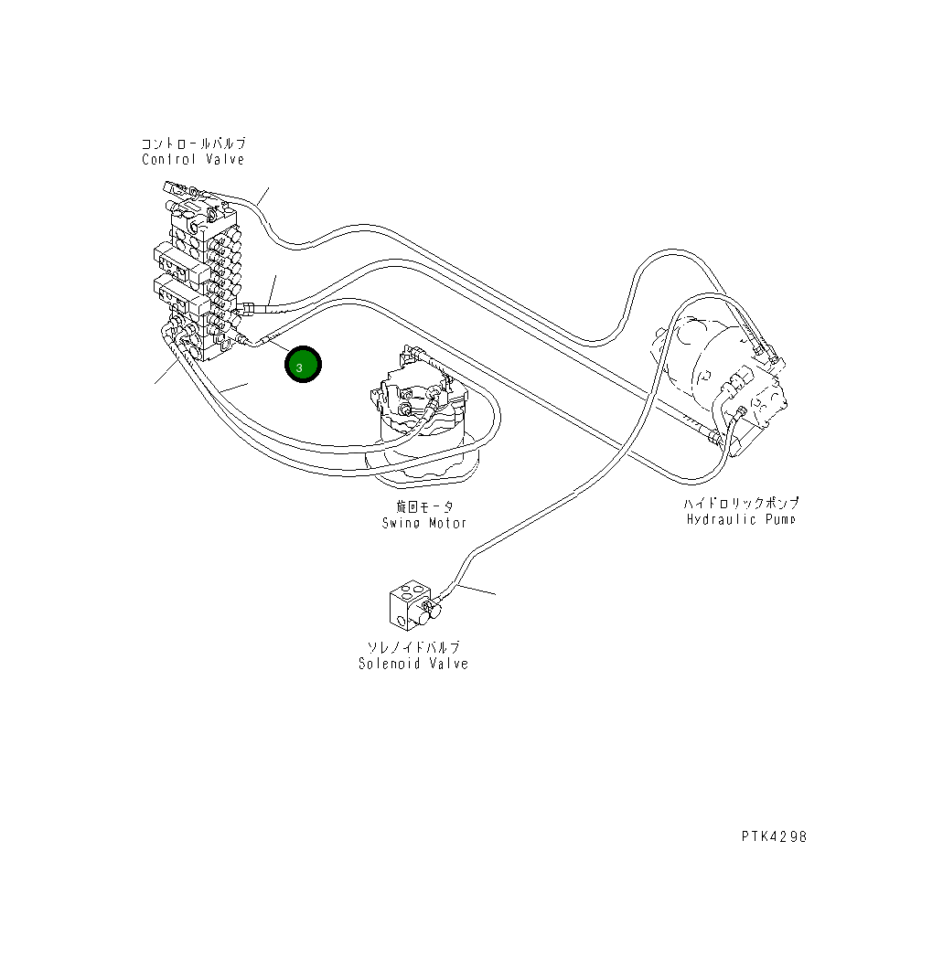 Шланг 20U-62-31170 Komatsu