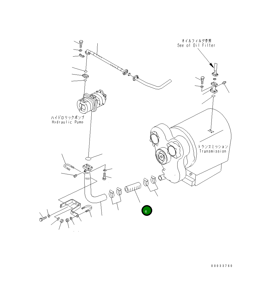 Шланг 07260-27422 Komatsu