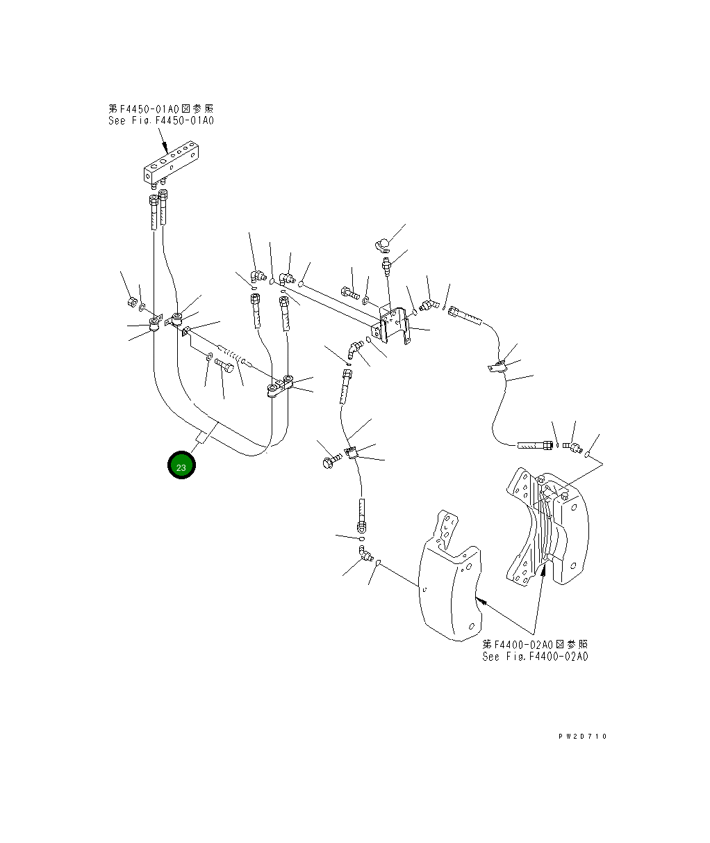 Шланг 02765-20310 Komatsu