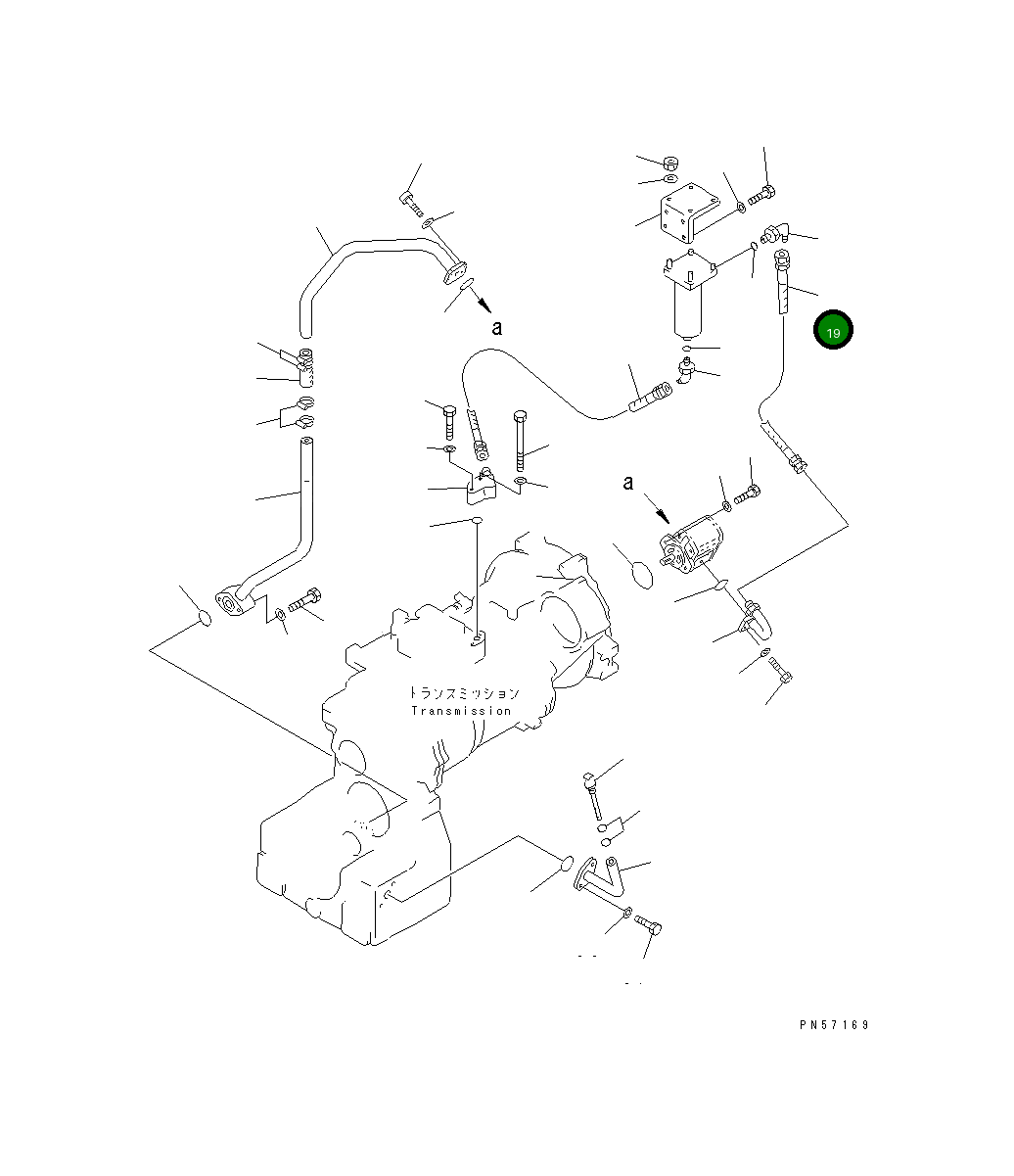 Шланг 07103-50613 Komatsu