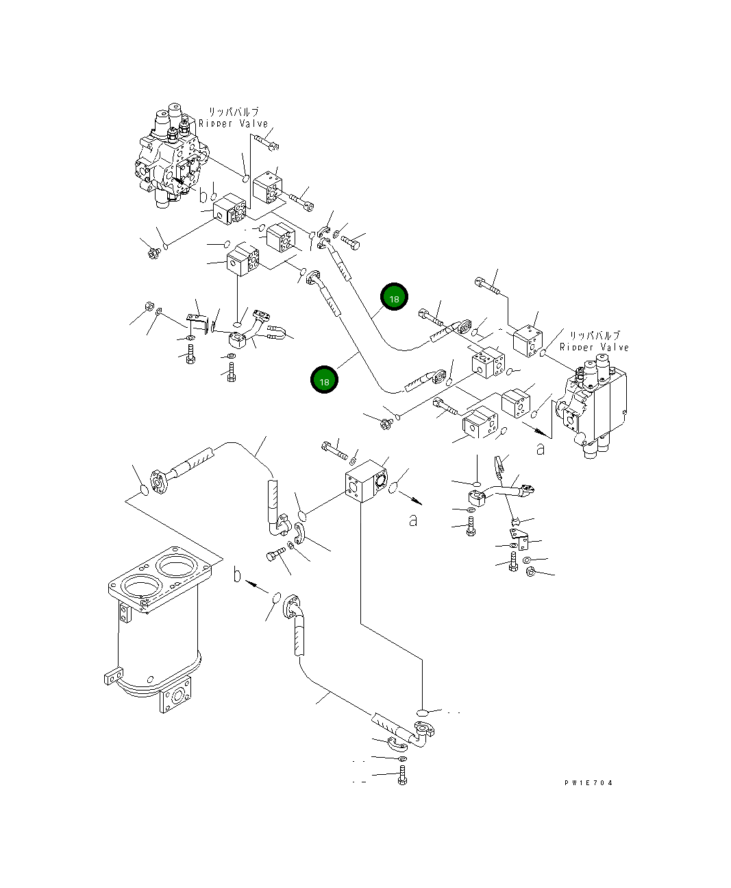 Шланг 19M-61-36220 Komatsu