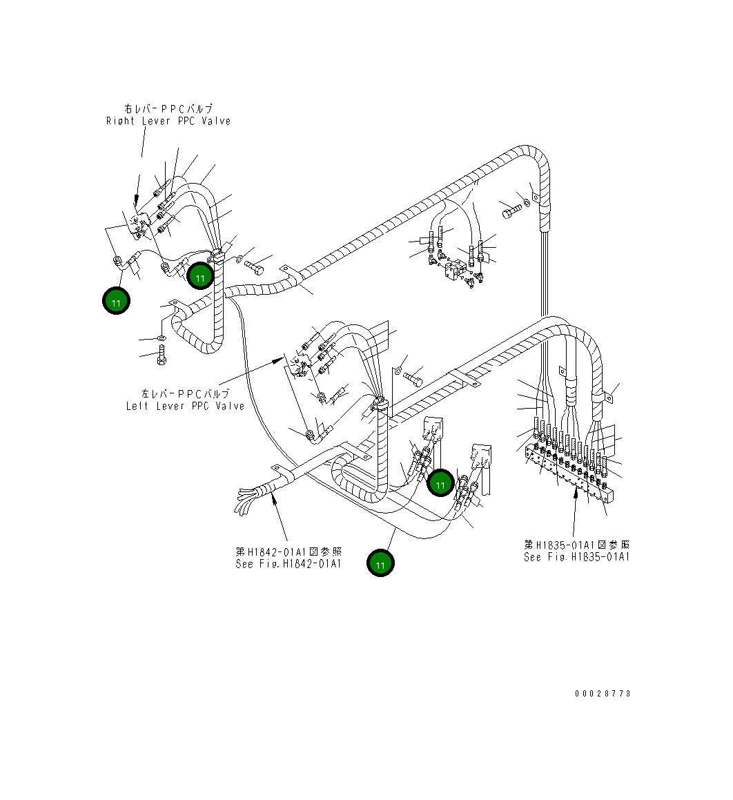 Шланг 07623-10425 Komatsu
