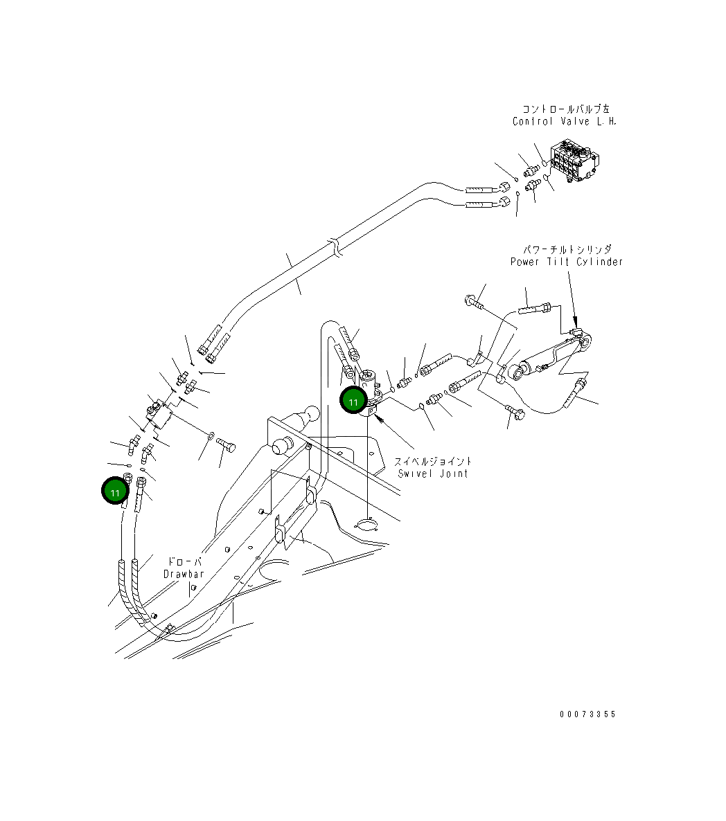 Шланг 02765-B0337 Komatsu