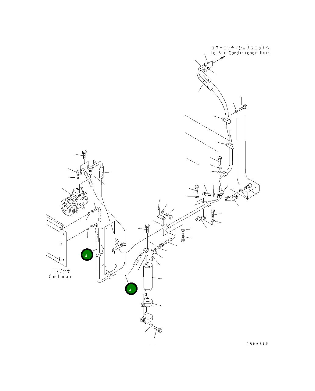 Шланг 195-911-7120 Komatsu