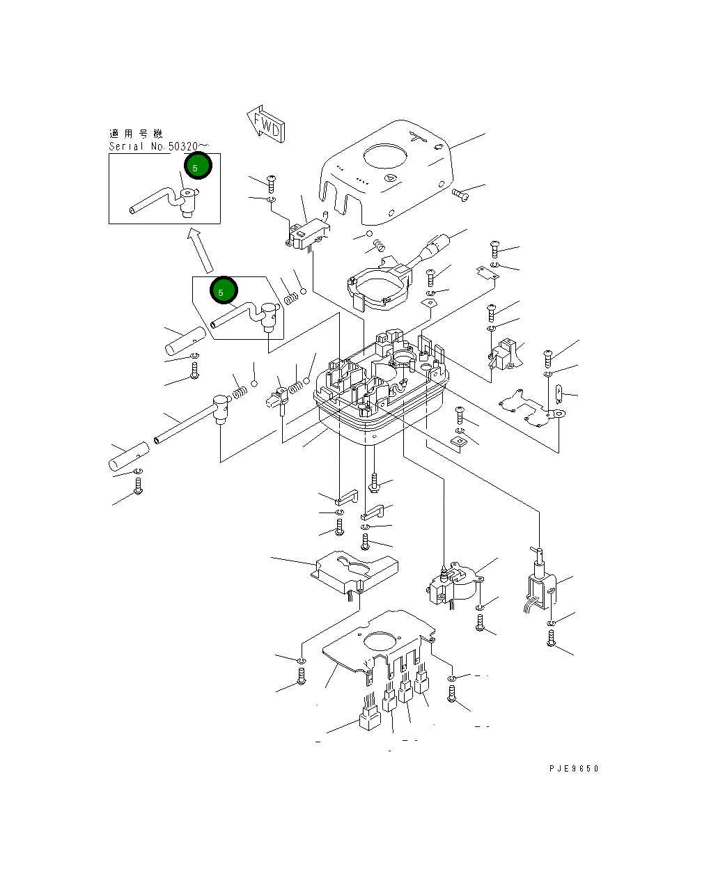 Рычаг, F-R 417-43-26250 Komatsu