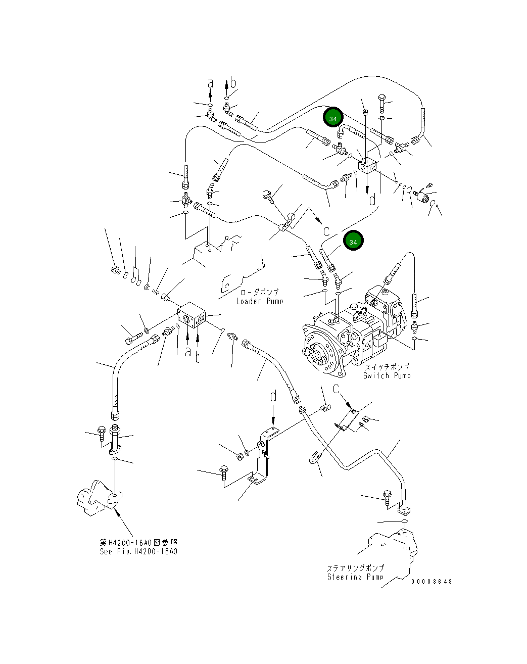 Шланг 07626-002A3 Komatsu