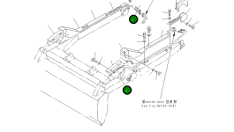 Шланг 124-X16-1230 Komatsu