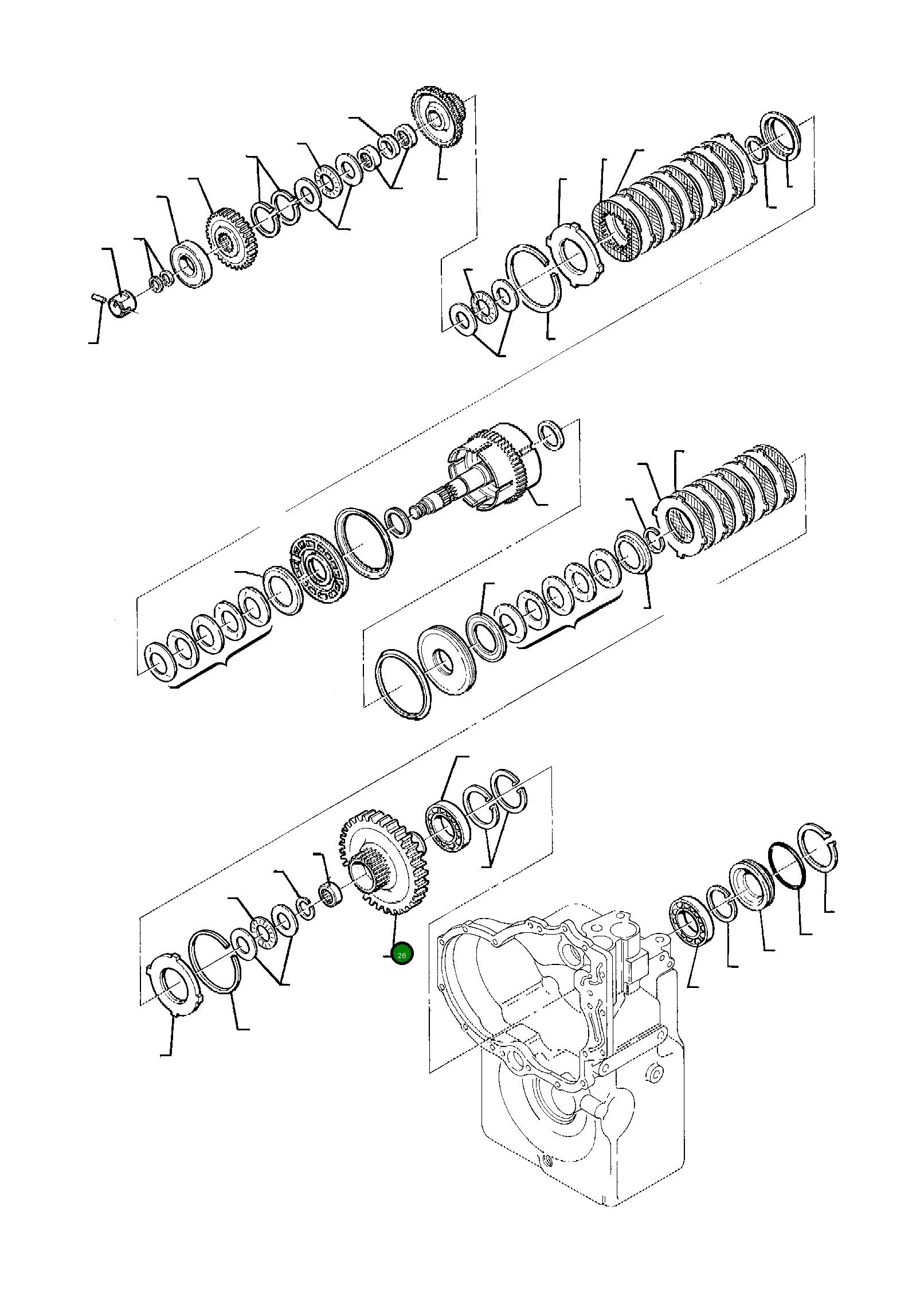 Шестерня CK0246619 Komatsu