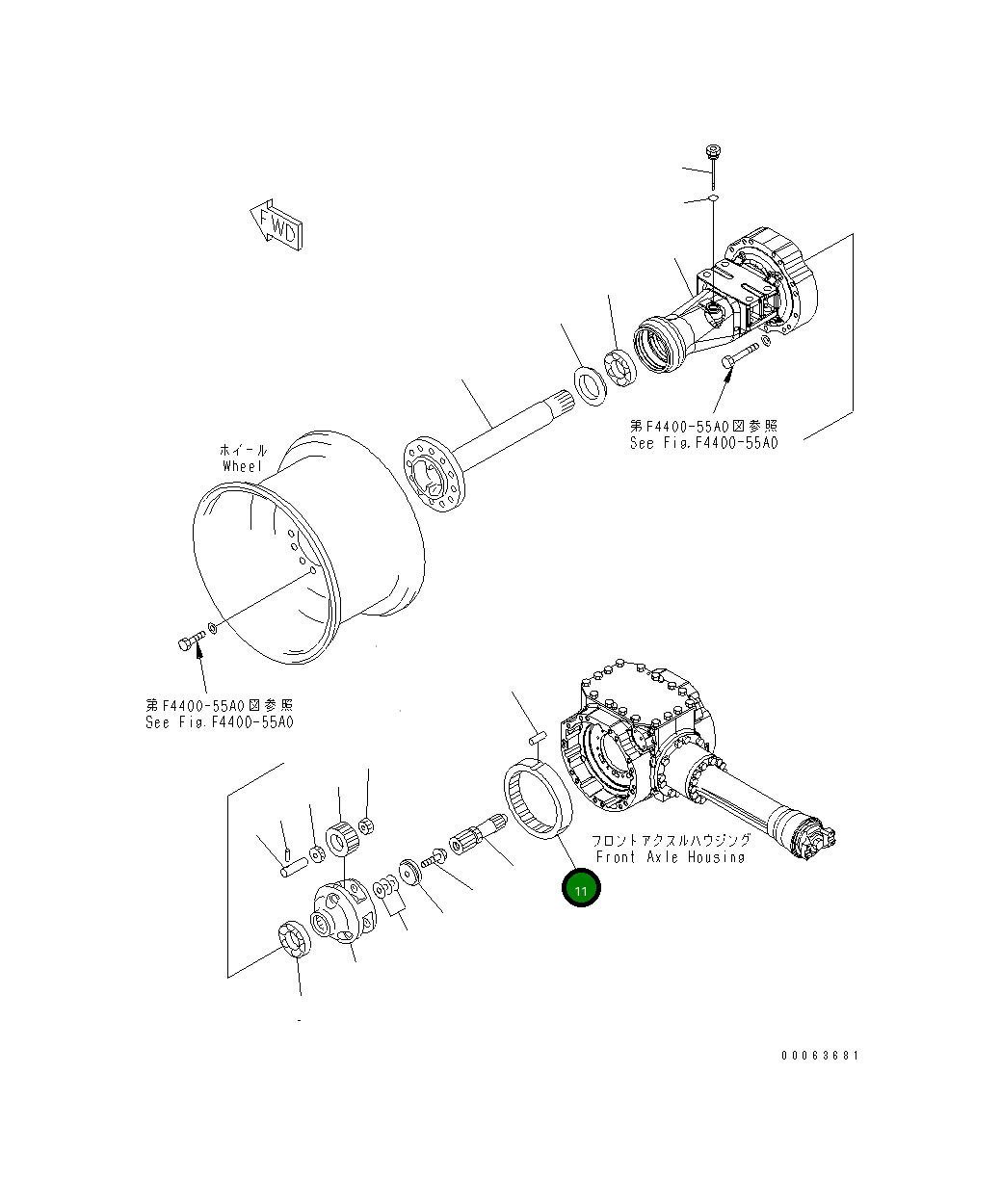 Шестерня 418-22-32541 Komatsu