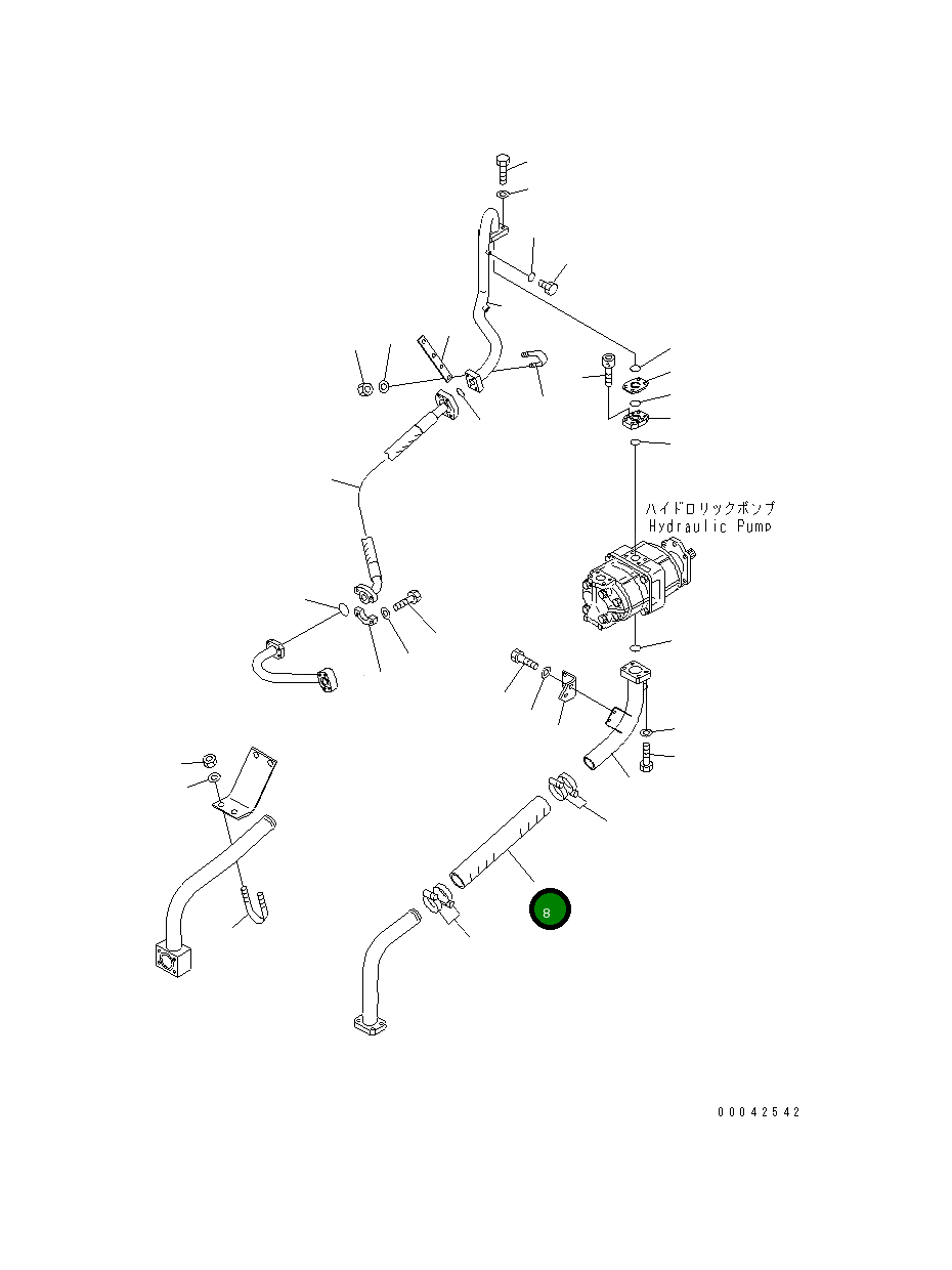 Шланг 07260-15850 Komatsu