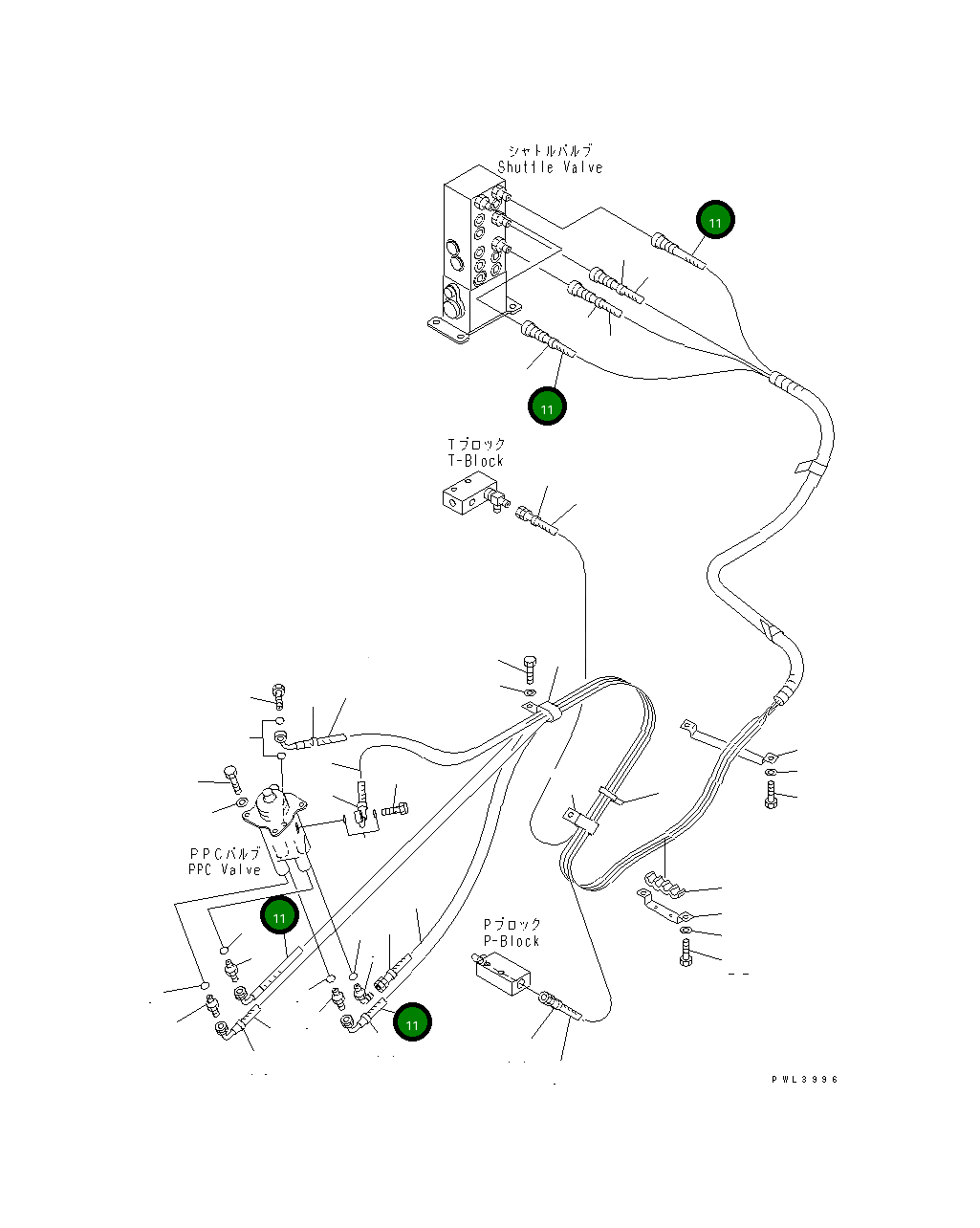 Шланг 207-62-K2660 Komatsu