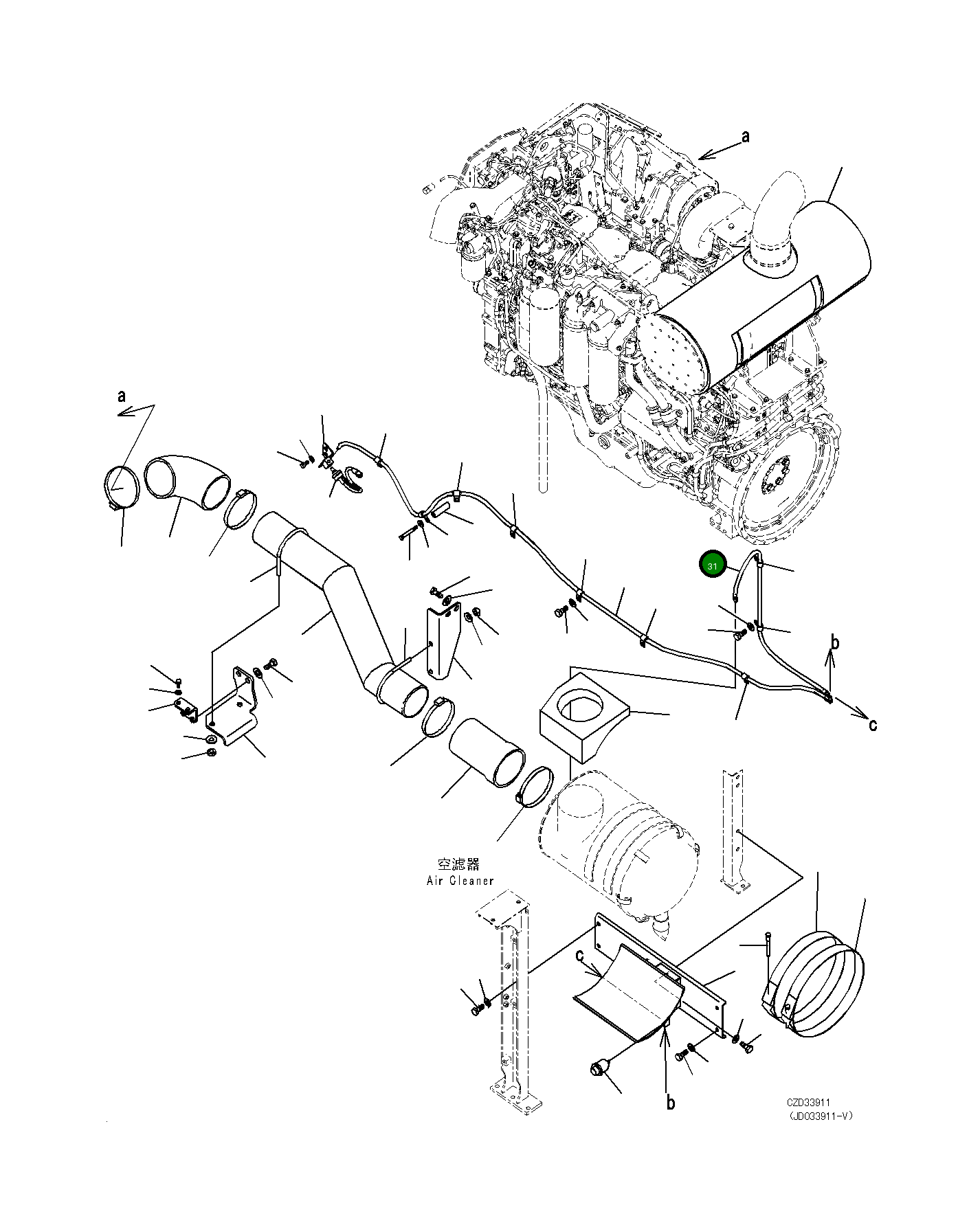 Шланг 08671-60140 Komatsu