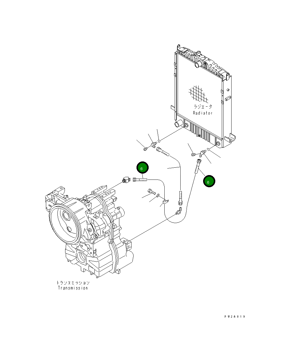 Шланг 07621-41014 Komatsu