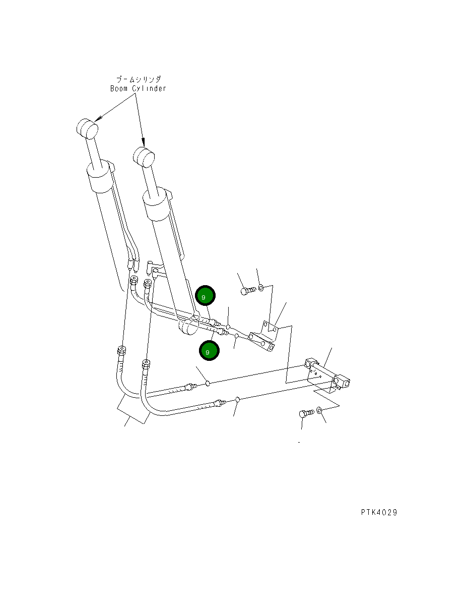 Шланг 20E-62-K1721 Komatsu