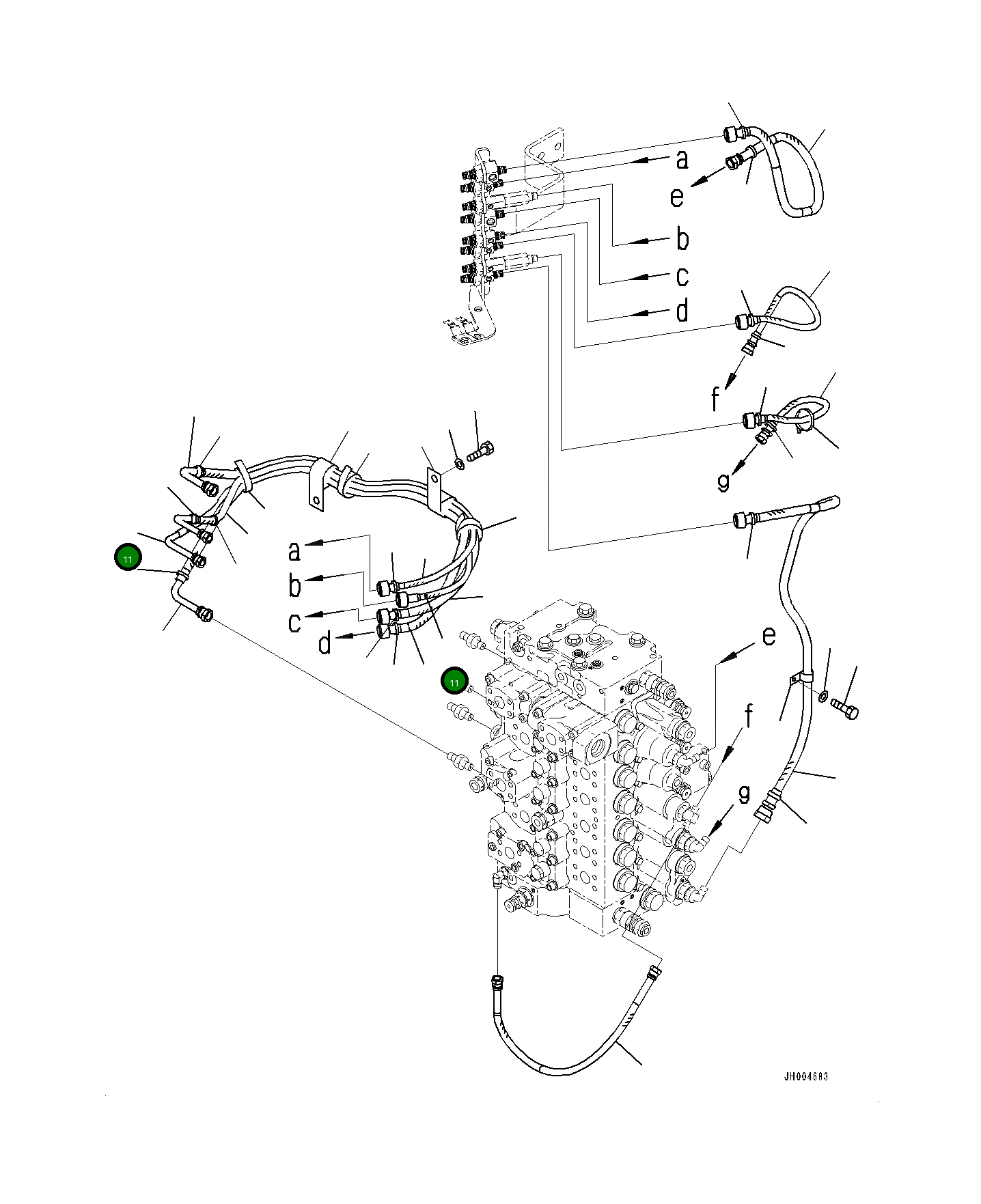 Шланг 208-62-75920 Komatsu
