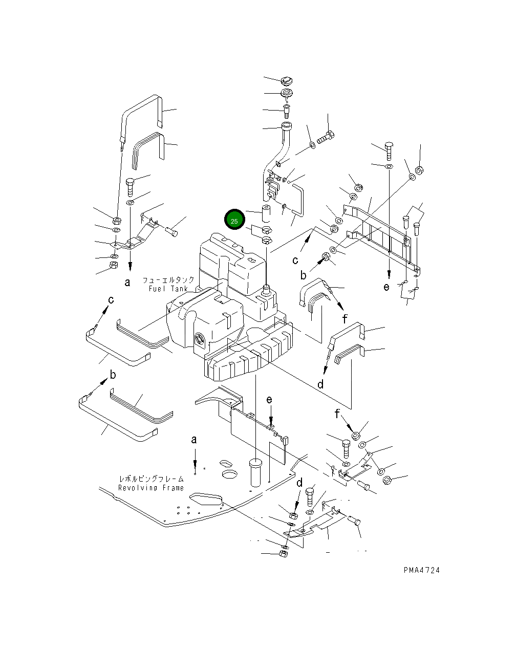 Шланг 20U-04-21131 Komatsu