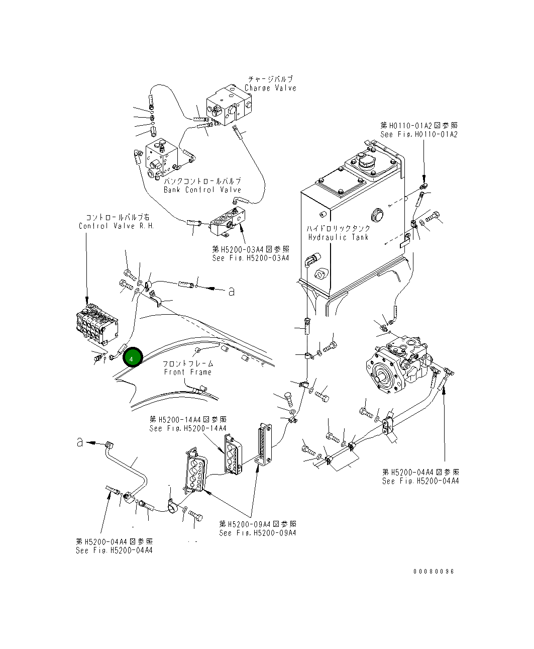 Шланг 02754-003A4 Komatsu