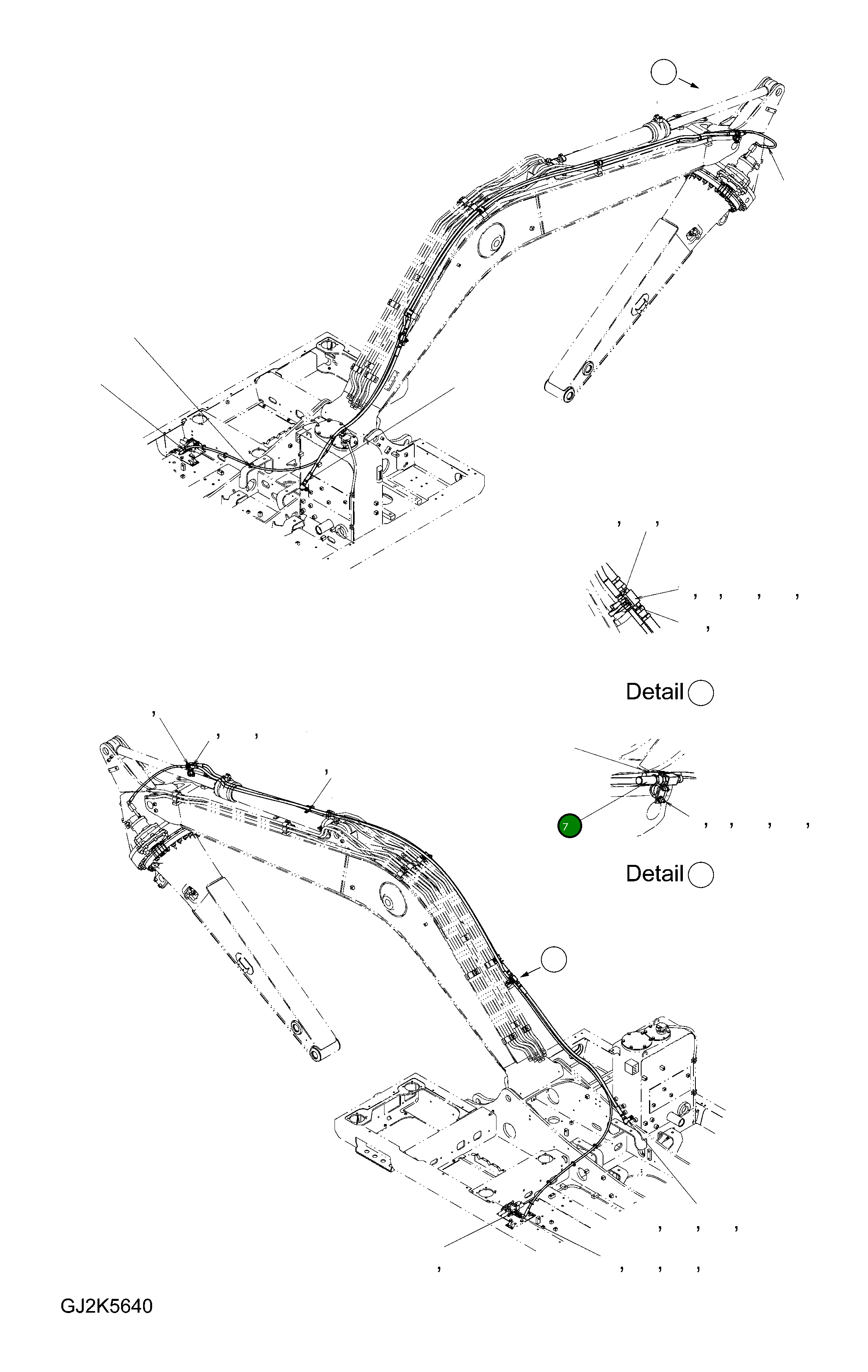 Шланг 02777-00544 Komatsu