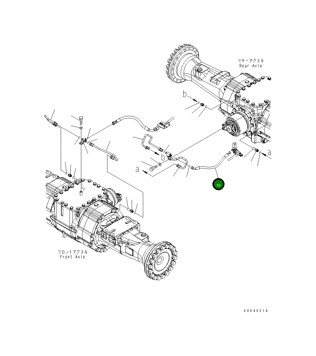 Шланг 02755-20405 Komatsu