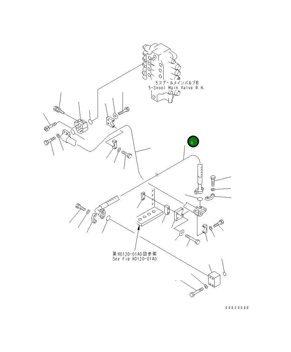 Шланг 07073-11413 Komatsu