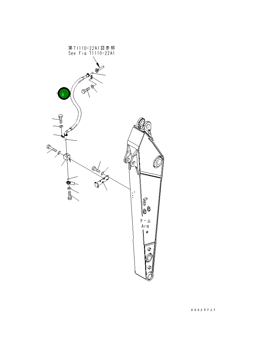 Шланг 20K-62-37260 Komatsu