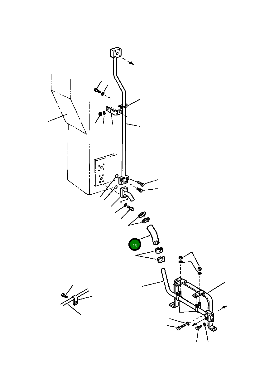 Шланг 07260-04140 Komatsu