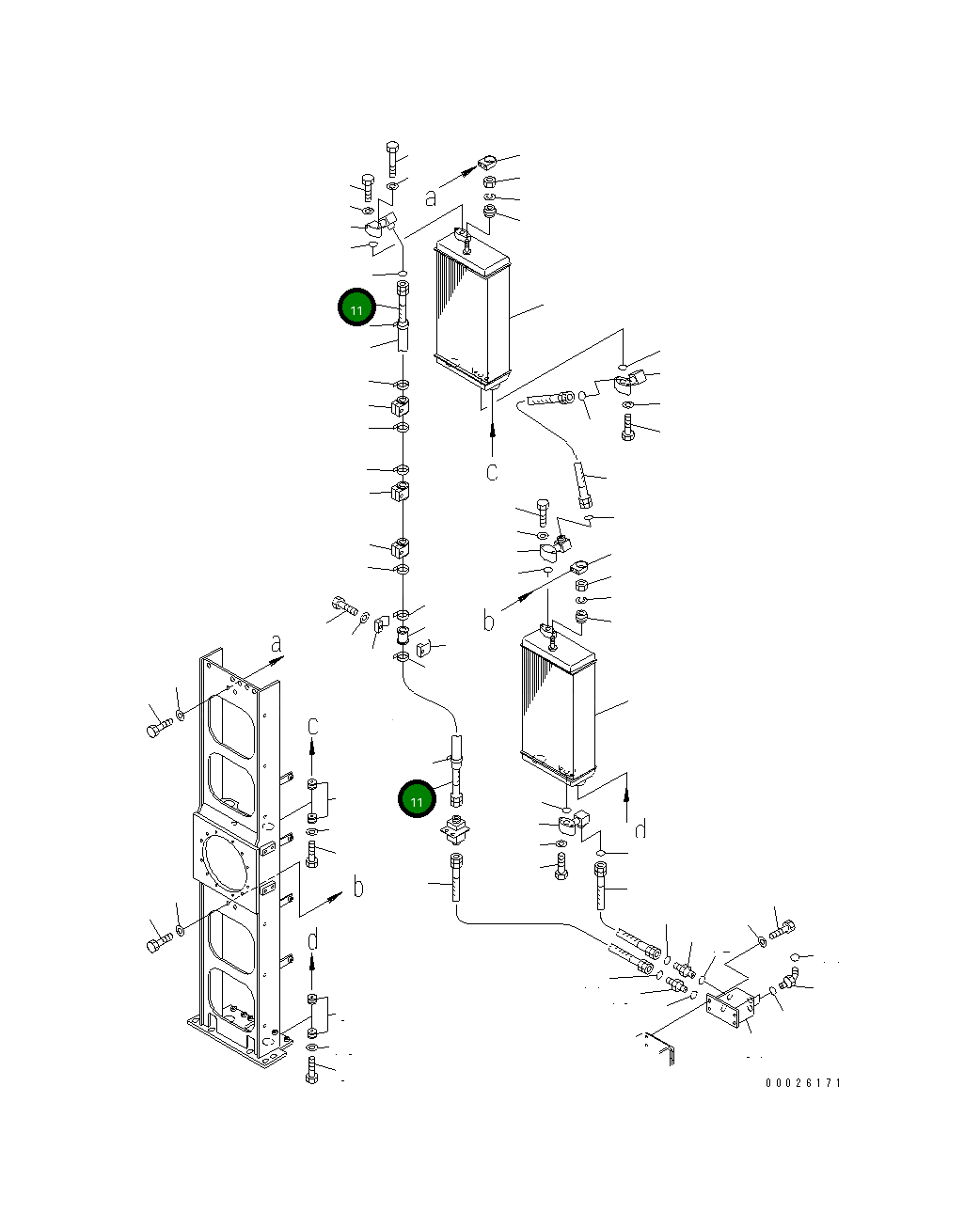 Шланг 19M-03-31880 Komatsu