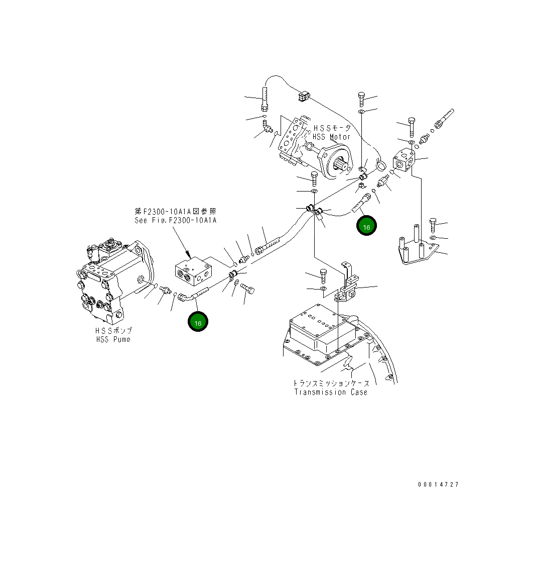 Шланг 17A-49-21391 Komatsu