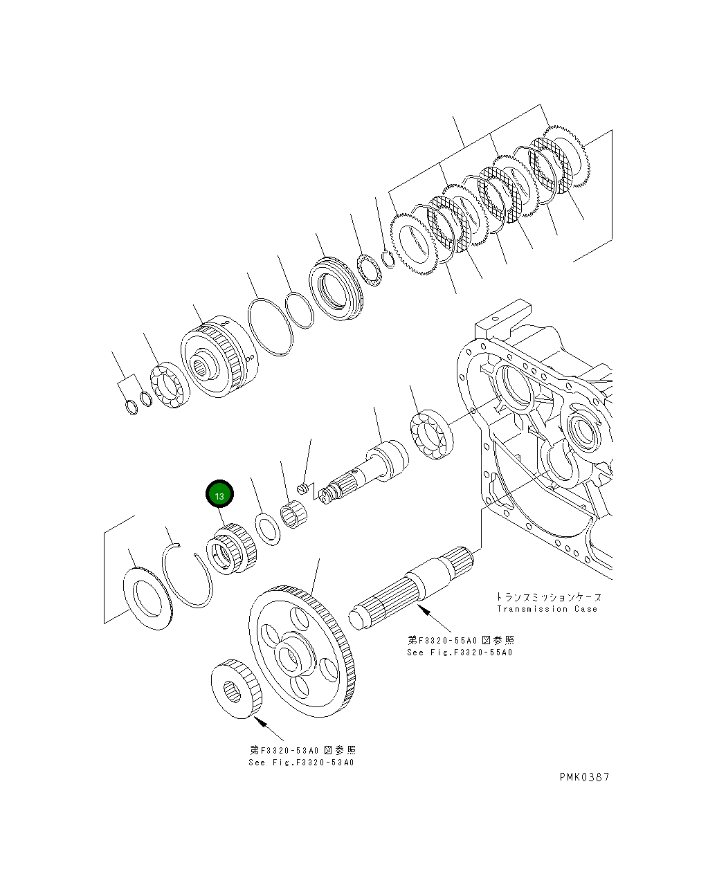 Шестерня 21J-15-13230 Komatsu