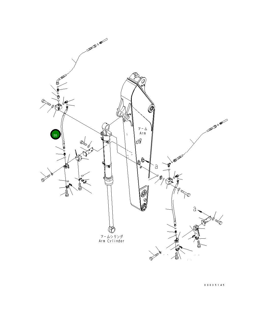 Шланг 02779-00506 Komatsu