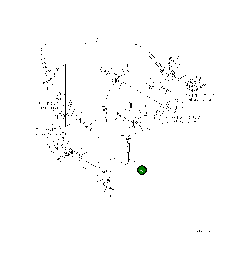 Шланг 07098-010A7 Komatsu