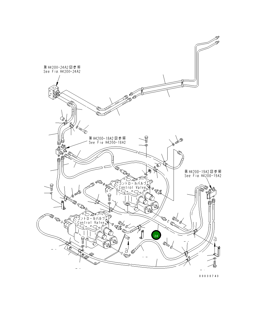 Шланг 07184-00314 Komatsu