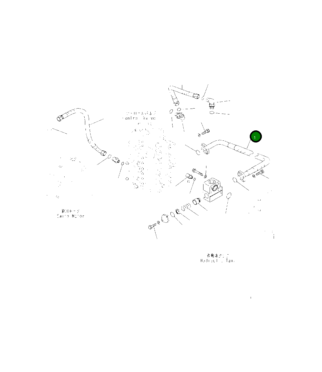 Шланг 208-62-41180 Komatsu