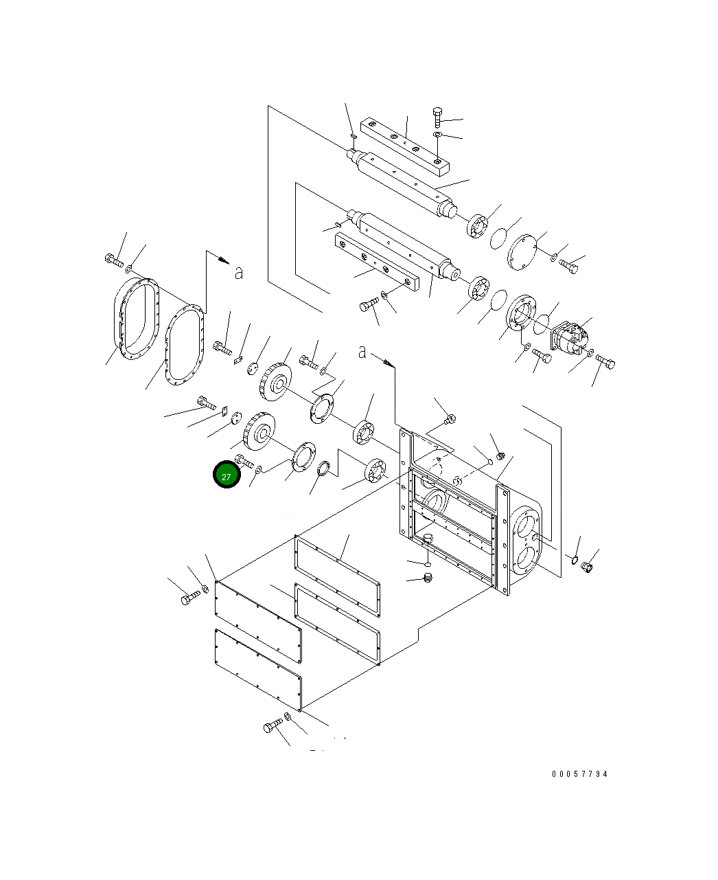Шестерня 8206-72-1340 Komatsu