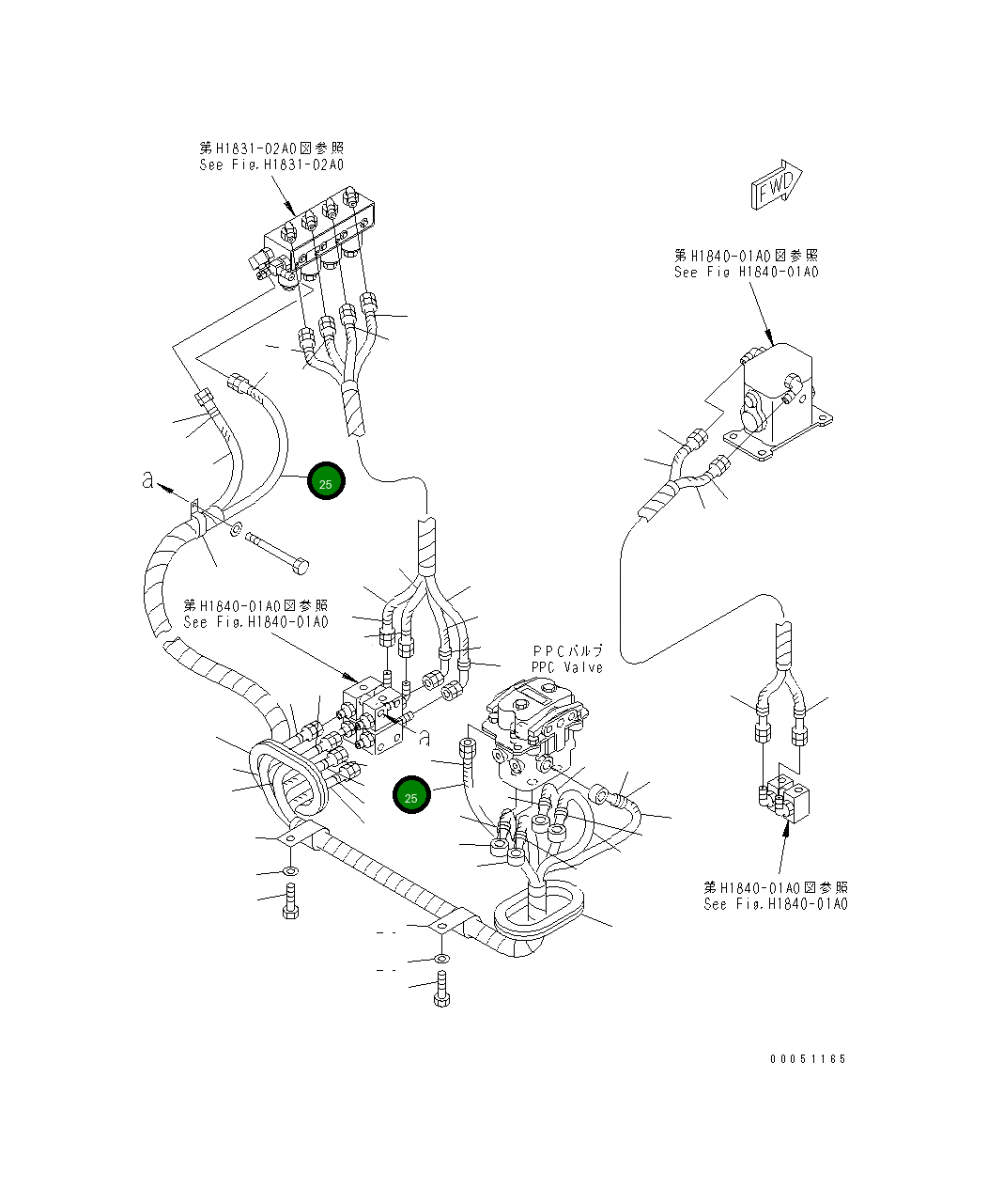 Шланг 07621-00214 Komatsu