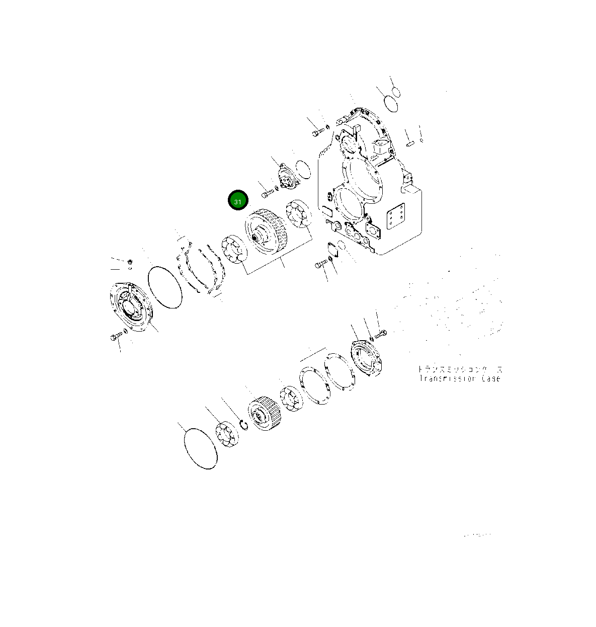 Шестерня 425-15-33221 Komatsu