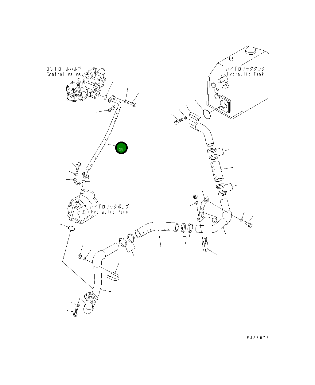 Шланг 14W-62-11110 Komatsu