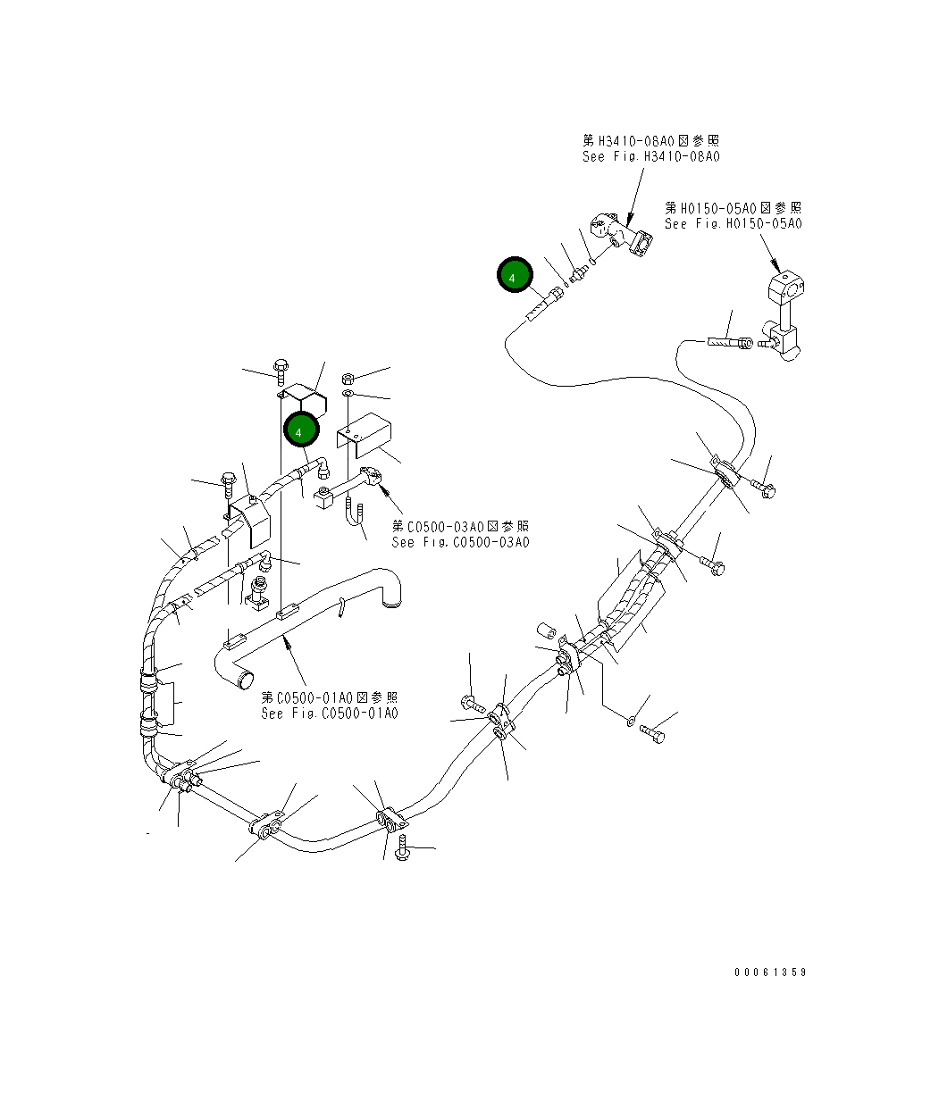 Шланг 02763-00643 Komatsu