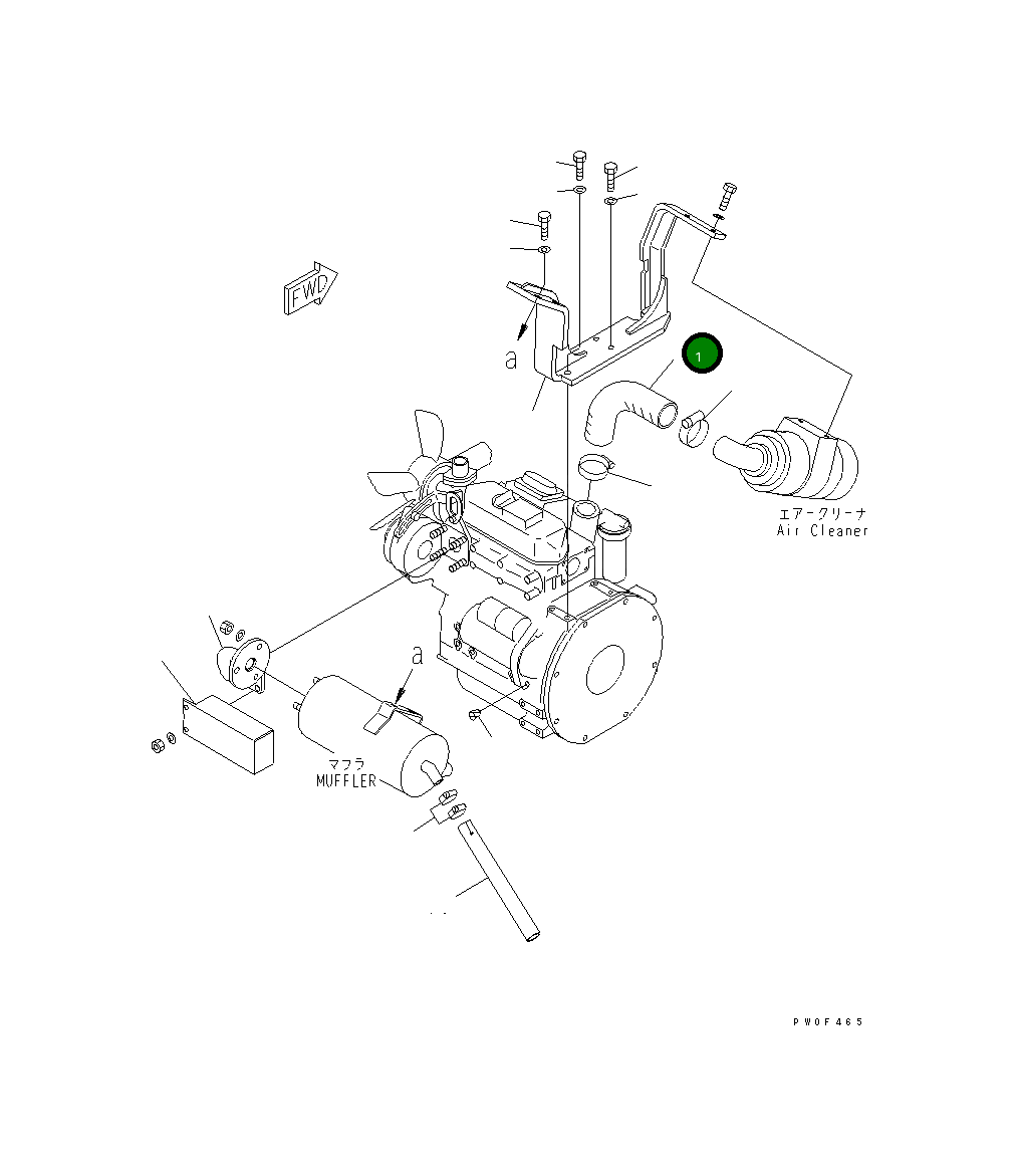 Шланг 10B-01-11120 Komatsu