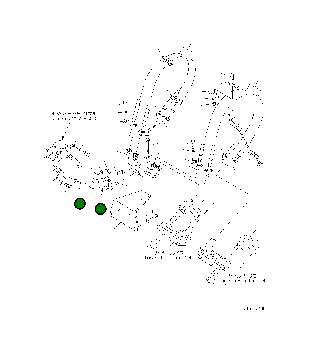 Шланг 07122-01006 Komatsu