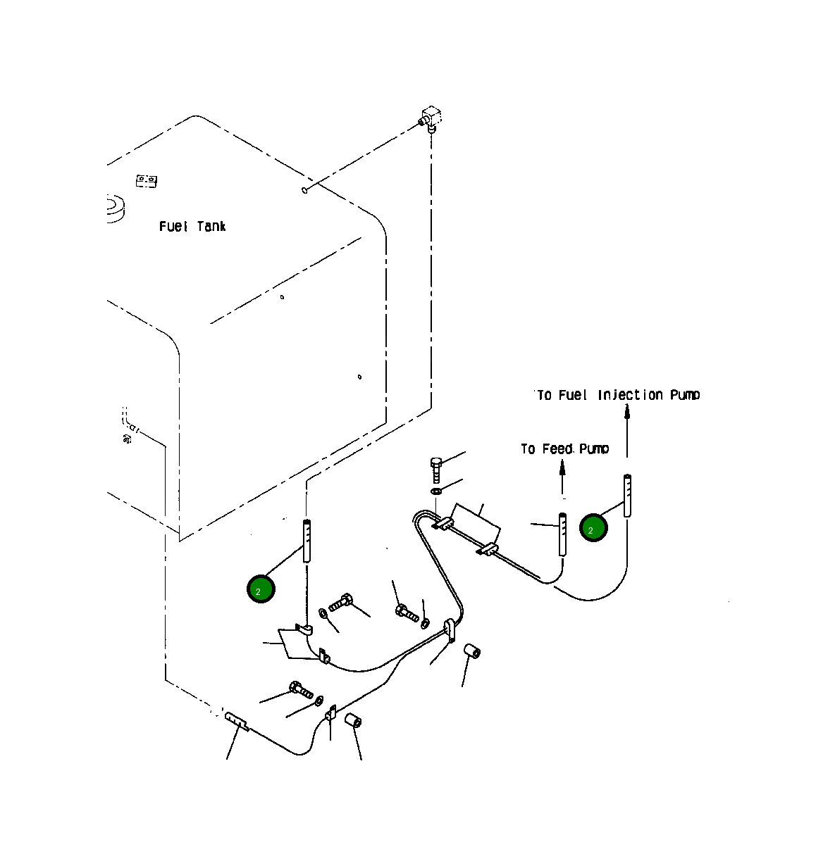 Шланг 02750-23260 Komatsu
